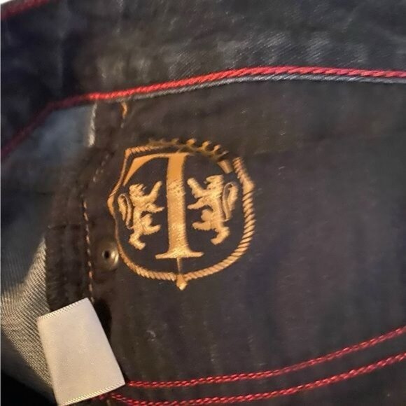 Talbots Women’s Signature Boot Cut Jeans Size 8 Western Cowgirl Rodeo Da… - Picture 5 of 7